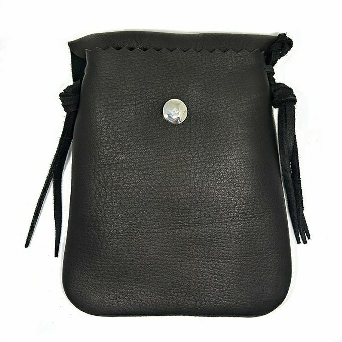 LARRY SMITH DEERSKIN MEDICINE SHOULDER POUCH 