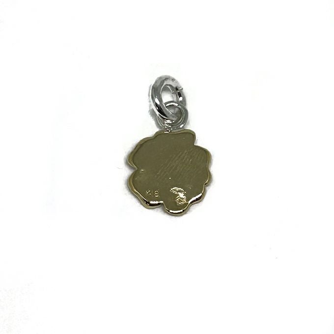 LARRY SMITH 18K GOLD ROSE PENDANT 