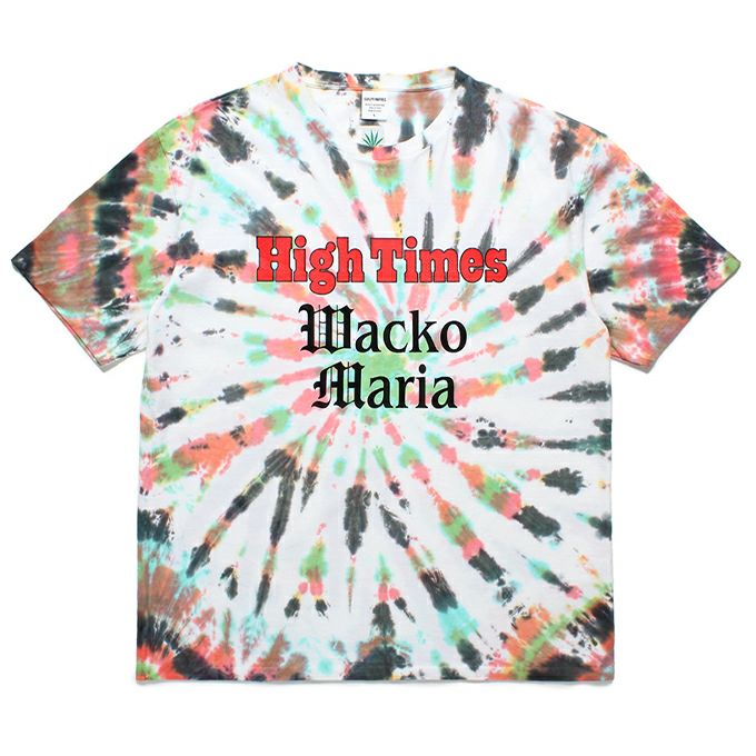 WACKO MARIA HIGH TIMES / TIE DYE CREW NECK T-SHIRT ( TYPE-2