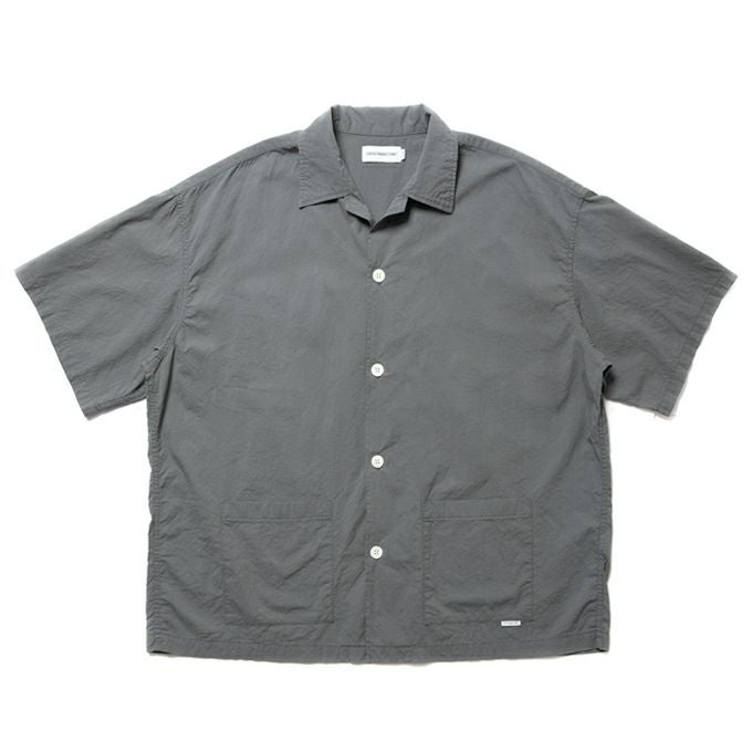 COOTIE PRODUCTIONS FINX COTTON CORDLANE OPEN COLLAR S/S SHIRT