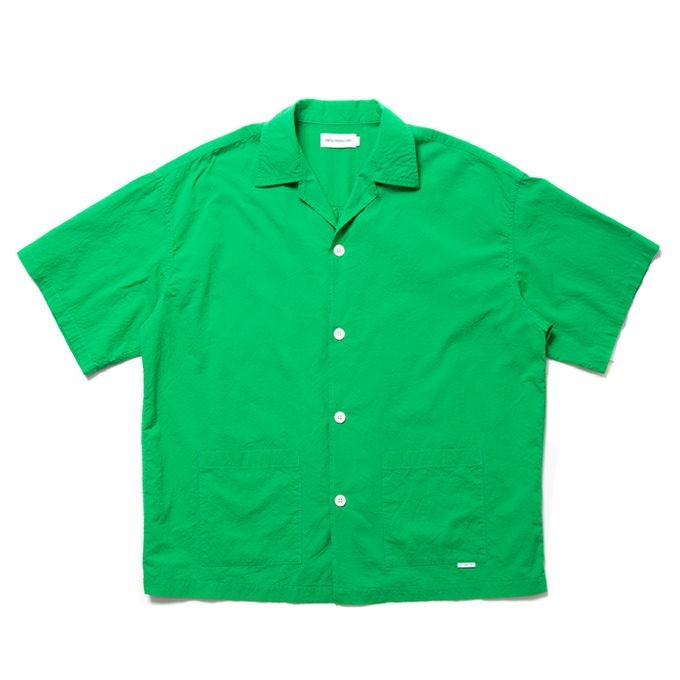 COOTIE PRODUCTIONS FINX COTTON CORDLANE OPEN COLLAR S/S SHIRT