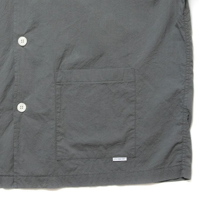 COOTIE PRODUCTIONS FINX COTTON CORDLANE OPEN COLLAR S/S SHIRT