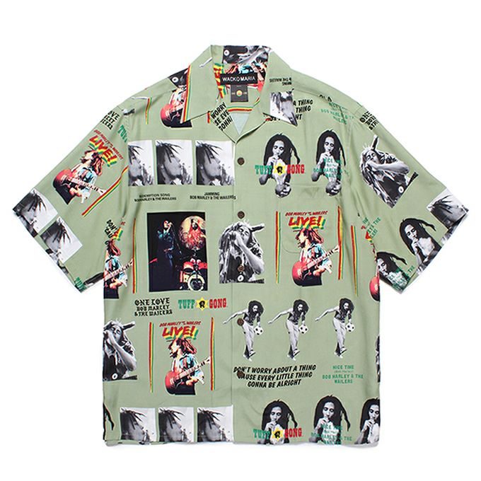 WACKO MARIA BOB MARLEY / HAWAIIAN SHIRT S/S ( TYPE-1 ) | LOCKSTOCK