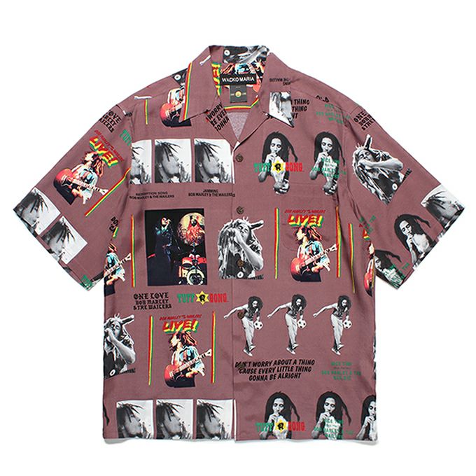 WACKO MARIA BOB MARLEY / HAWAIIAN SHIRT S/S ( TYPE-1 ) | LOCKSTOCK