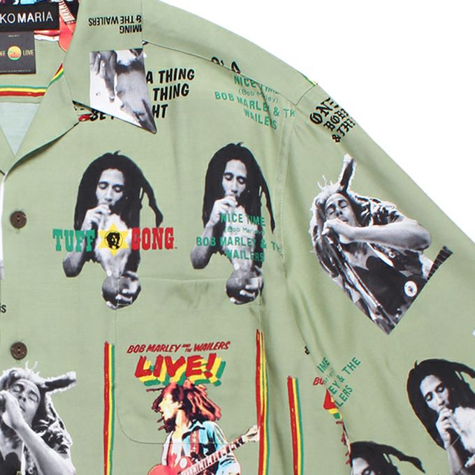 WACKO MARIA BOB MARLEY / HAWAIIAN SHIRT S/S ( TYPE-1 ) | LOCKSTOCK