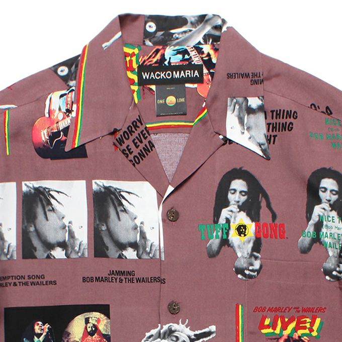 WACKO MARIA BOB MARLEY / HAWAIIAN SHIRT S/S ( TYPE-1 ) | LOCKSTOCK