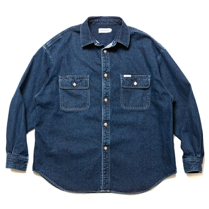 COOTIE デニム シャツ カバーオール S COOTIE / Denim Work Shirt 通販 正規代理店