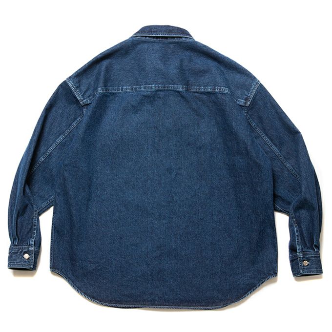 COOTIE PRODUCTIONS 10.5oz DENIM L/S WORK SHIRT | LOCKSTOCK/STLIKE