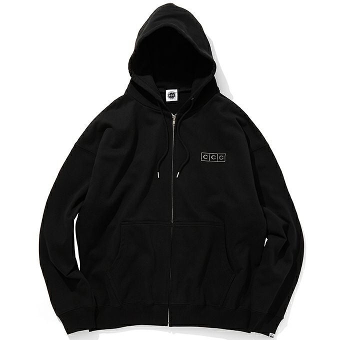 美品 CITY COUNTRY CITY ジップ フーディー CITY COUNTRY CITY EMBROIDERED LOGO ZIP UP COTTON HOODIE