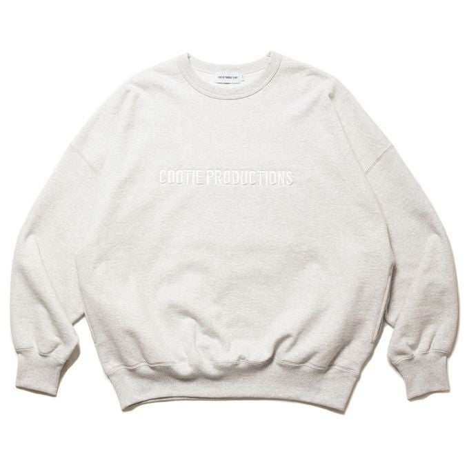 COOTIE PRODUCTIONS OPEN END YARN SWEAT CREW (EMBROIDERY