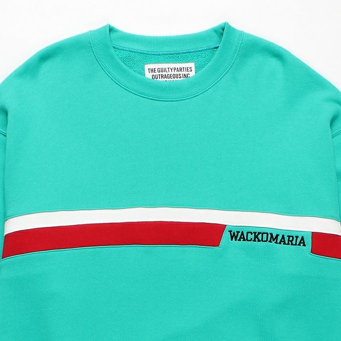 WACKO MARIA MIDDLE WEIGHT CREW NECK SWEAT SHIRT ( TYPE-3