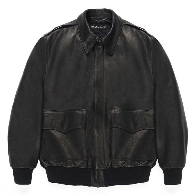 WACKO MARIA LEATHER A-2 FLIGHT JACKET | LOCKSTOCK/STLIKE