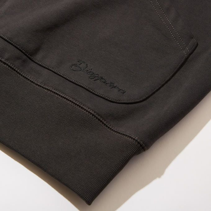 DIASPORA SKATEBOARDS Double Pocket Full Zip Hooded Sweatshirt