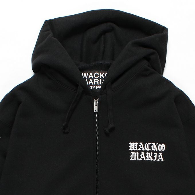WACKO MARIA HEAVY WEIGHT FULL ZIP HOODED SWEAT SHIRT ( TYPE-1