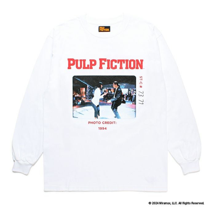 WACKO MARIA PULP FICTION / CREW NECK LONG SLEEVE T-SHIRT ( TYPE-1