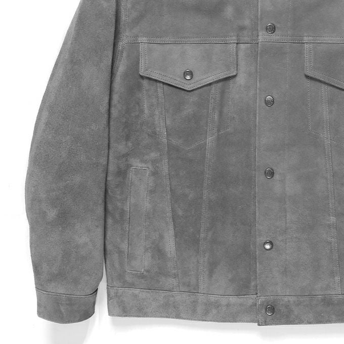 WACKO MARIA SUEDE LEATHER TRUCKER JACKET | LOCKSTOCK/STLIKE