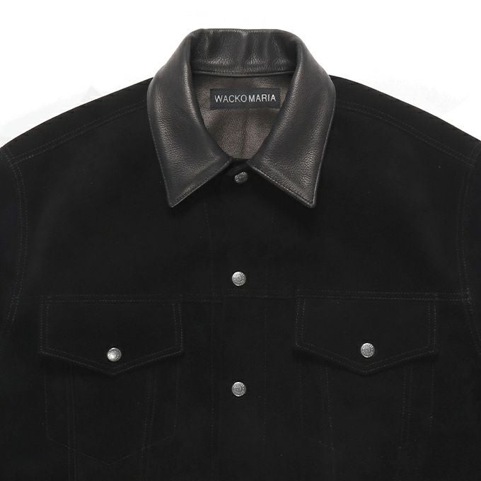 WACKO MARIA SUEDE LEATHER TRUCKER JACKET | LOCKSTOCK/STLIKE