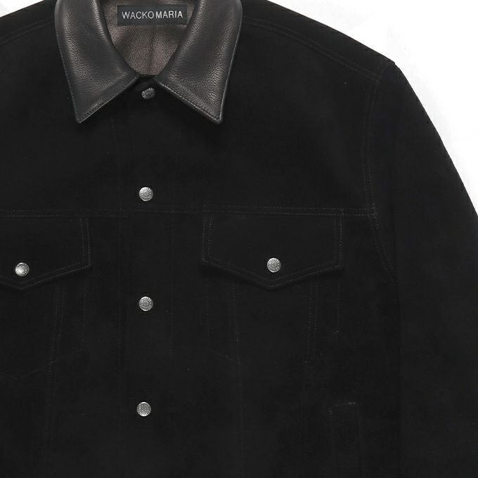 WACKO MARIA SUEDE LEATHER TRUCKER JACKET | LOCKSTOCK/STLIKE