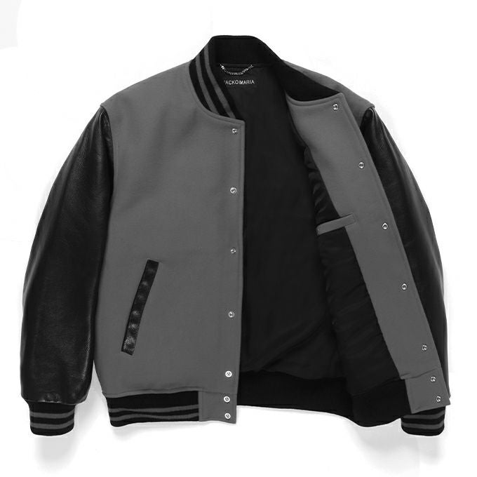 WACKO MARIA LEATHER VARSITY JACKET -B- ( TYPE-2 ) | LOCKSTOCK/STLIKE
