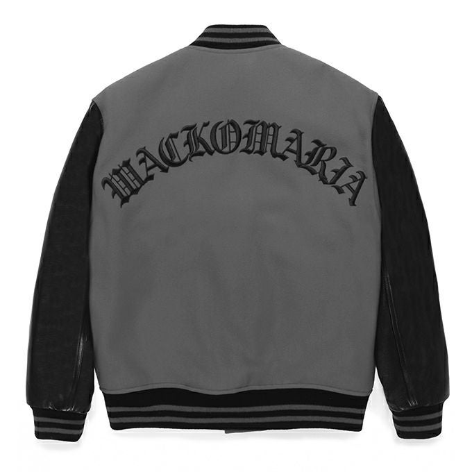 WACKO MARIA LEATHER VARSITY JACKET -B- ( TYPE-2 ) | LOCKSTOCK/STLIKE