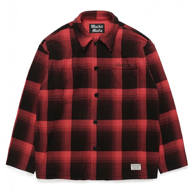 WACKO MARIA チェックジャケット（XL） WACKO MARIA CHECK FLEECE SHIRT JACKET ( TYPE-2 ) | LOCKSTOCK/STLIKE