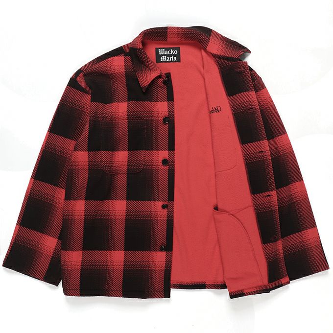 WACKO MARIA CHECK FLEECE SHIRT JACKET ( TYPE-2 ) | LOCKSTOCK/STLIKE
