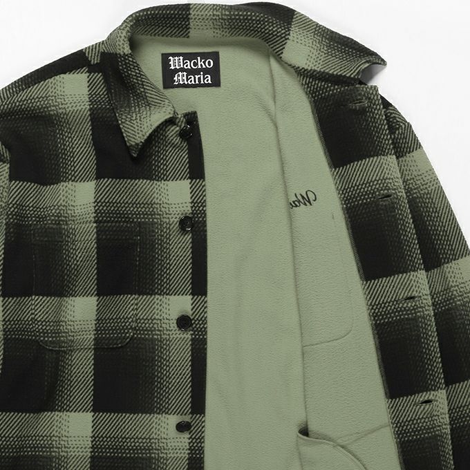 WACKO MARIA CHECK FLEECE SHIRT JACKET ( TYPE-2 ) | LOCKSTOCK/STLIKE