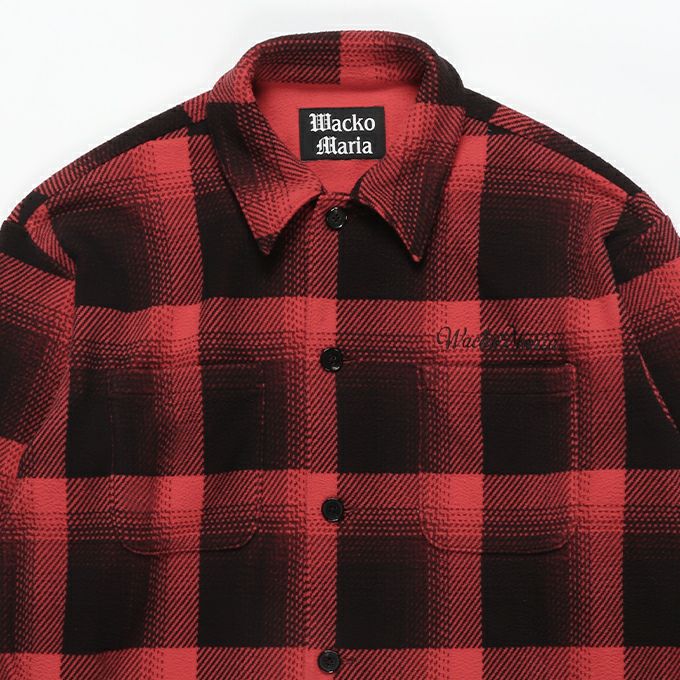 WACKO MARIA CHECK FLEECE SHIRT JACKET ( TYPE-2 ) | LOCKSTOCK/STLIKE