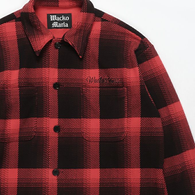 WACKO MARIA CHECK FLEECE SHIRT JACKET ( TYPE-2 ) | LOCKSTOCK/STLIKE