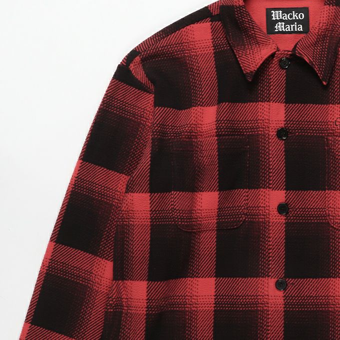 WACKO MARIA CHECK FLEECE SHIRT JACKET ( TYPE-2 ) | LOCKSTOCK/STLIKE