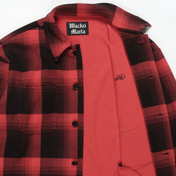 WACKO MARIA CHECK FLEECE SHIRT JACKET ( TYPE-2 ) | LOCKSTOCK/STLIKE