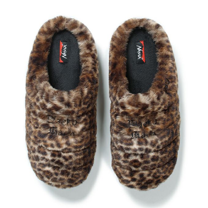 WACKO MARIA NANGA / SUBU / LEOPARD FUR AORORA WINTER SANDALS