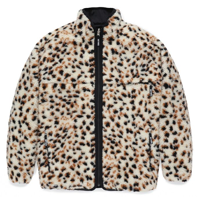 WACKO MARIA REVERSIBLE LEOPARD BOA FLEECE JACKET | LOCKSTOCK/STLIKE