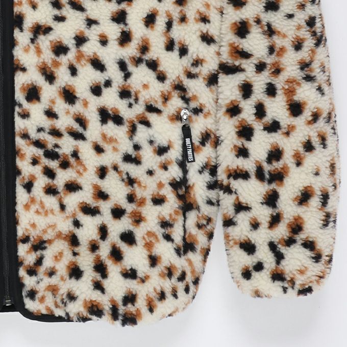 WACKO MARIA REVERSIBLE LEOPARD BOA FLEECE JACKET | LOCKSTOCK/STLIKE