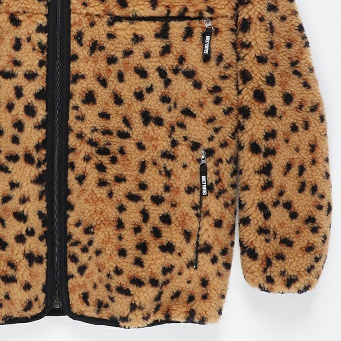 WACKO MARIA REVERSIBLE LEOPARD BOA FLEECE JACKET | LOCKSTOCK/STLIKE