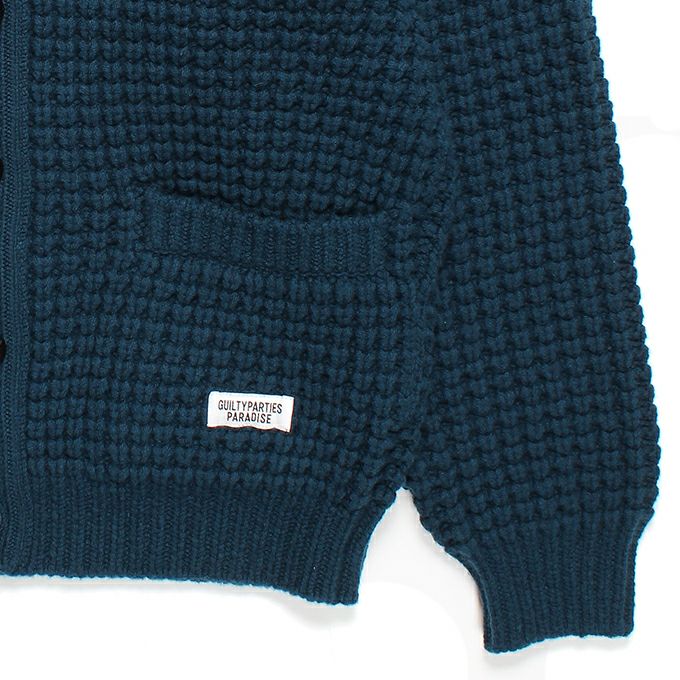 WACKO MARIA WAFFLE KNIT CARDIGAN | LOCKSTOCK/STLIKE