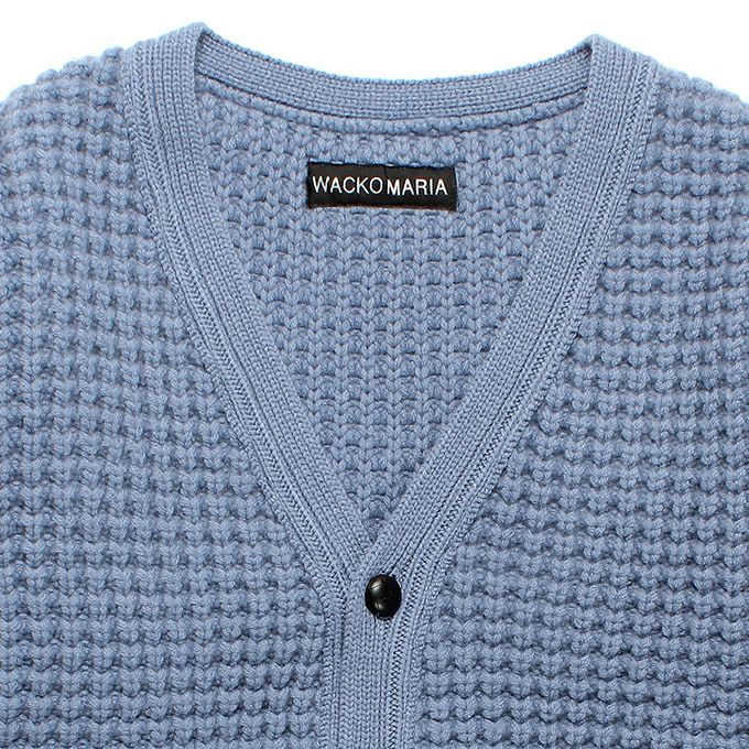WACKO MARIA WAFFLE KNIT CARDIGAN | LOCKSTOCK/STLIKE