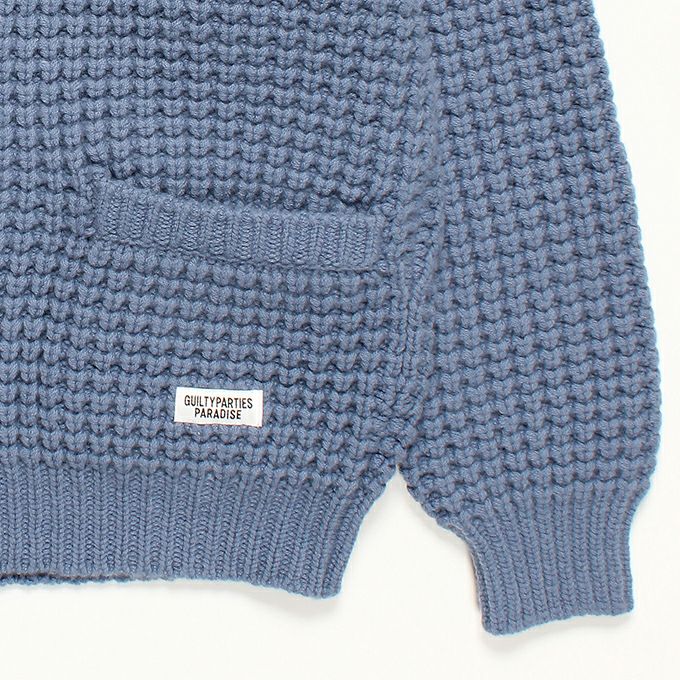 WACKO MARIA WAFFLE KNIT CARDIGAN | LOCKSTOCK/STLIKE