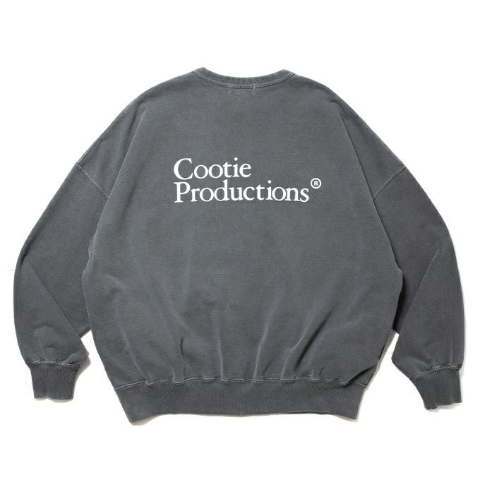 COOTIE PRODUCTIONS PIGMENT DYED OPEN END YARN SWEAT CREW