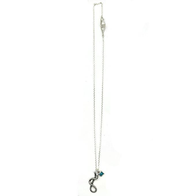 LARRY SMITH SNAKE PENDANT NECKLACE | LOCKSTOCK/STLIKE