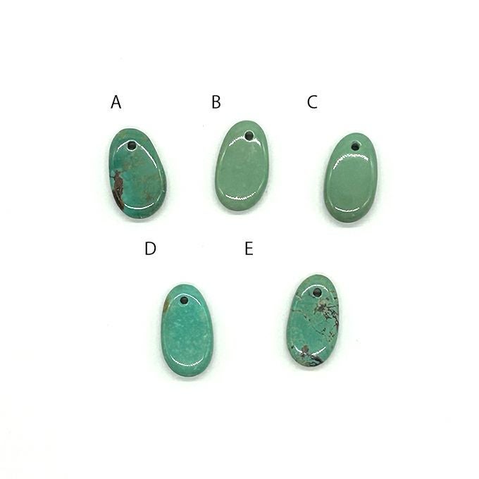 LARRY SMITH TEARDROP TURQUOISE BEAD 