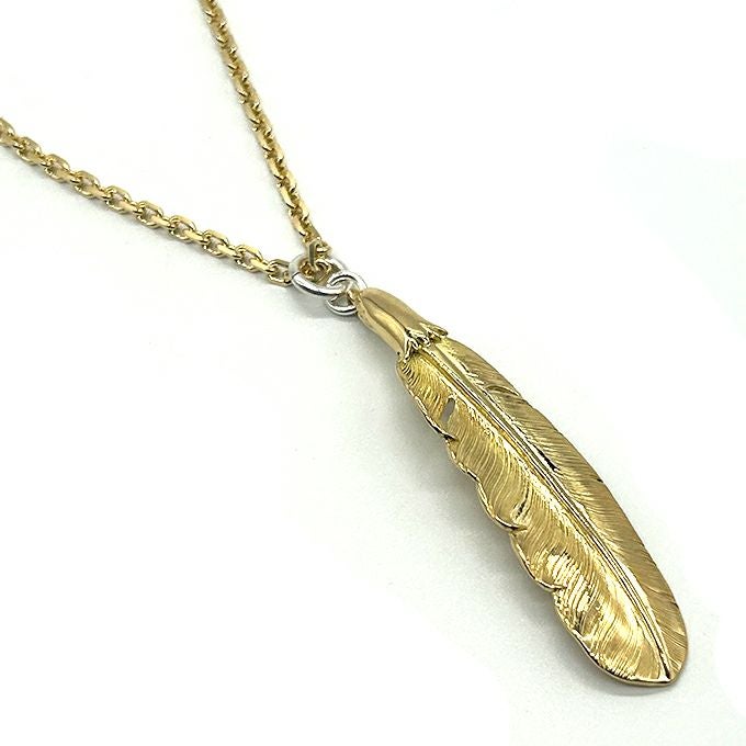 LARRY SMITH EAGLE HEAD FEATHER PENDANT COMBINATION 