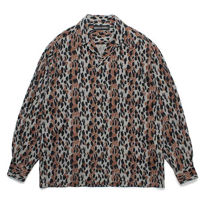 WACKO MARIA LEOPARD HAWAIIAN SHIRT L/S | LOCKSTOCK/STLIKE