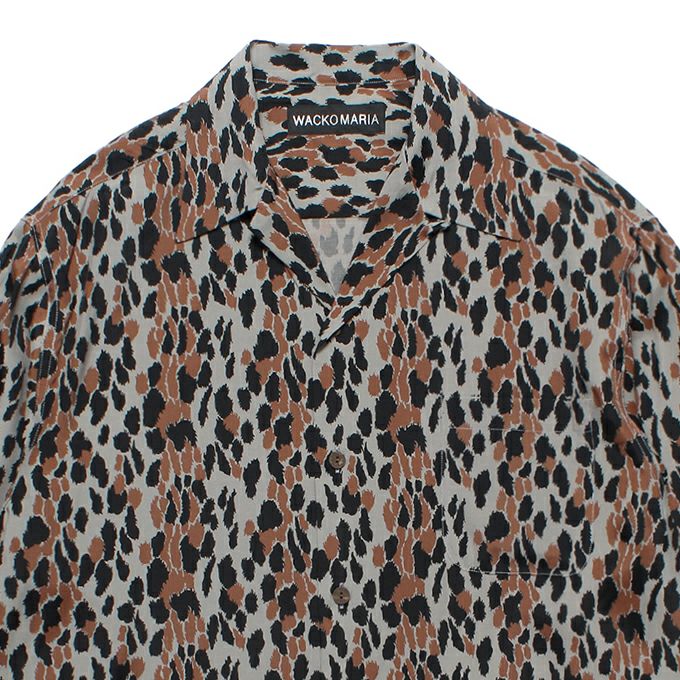 WACKO MARIA LEOPARD HAWAIIAN SHIRT L/S | LOCKSTOCK/STLIKE