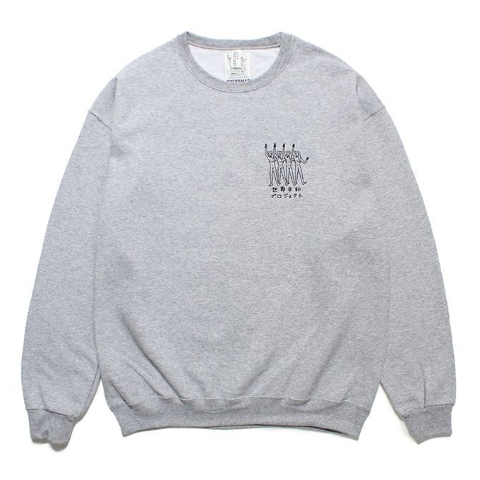 WACKO MARIA 世界平和プロジェクト / CREW NECK SWEAT SHIRT
