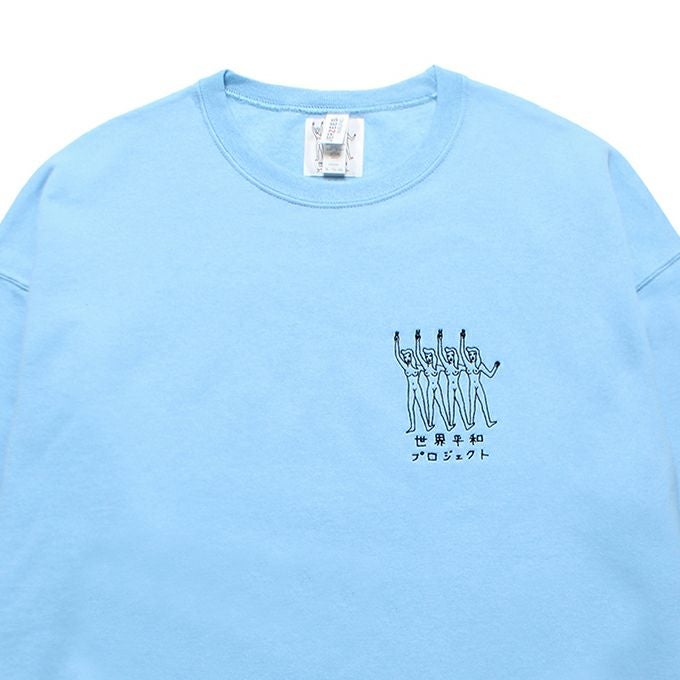 WACKO MARIA 世界平和プロジェクト / CREW NECK SWEAT SHIRT