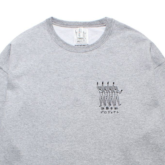 WACKO MARIA 世界平和プロジェクト / CREW NECK SWEAT SHIRT