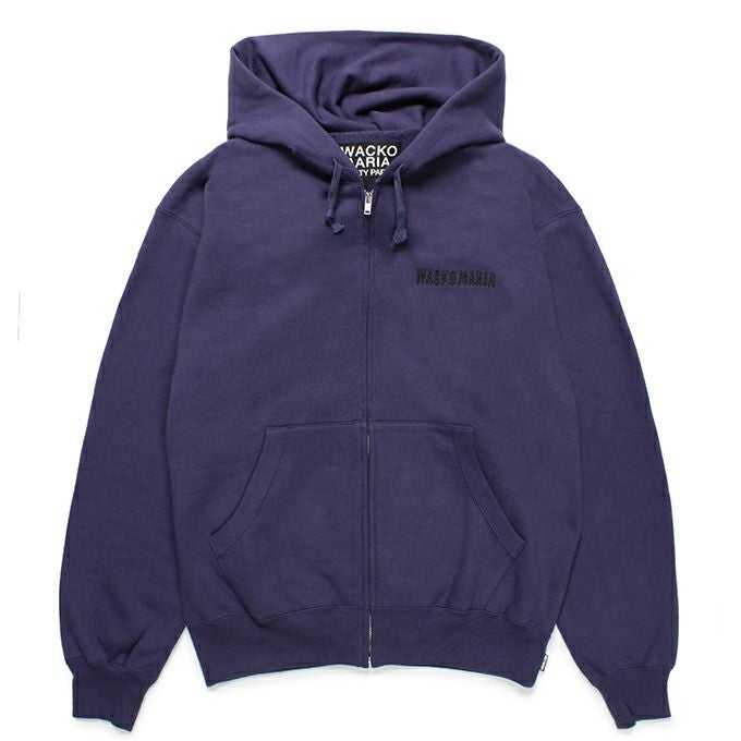 WACKO MARIA HEAVY WEIGHT FULL ZIP HOODED SWEAT SHIRT (TYPE-1