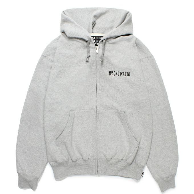 WACKO MARIA HEAVY WEIGHT FULL ZIP HOODED SWEAT SHIRT (TYPE-1