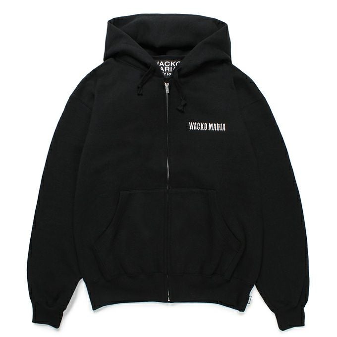 WACKO MARIA HEAVY WEIGHT FULL ZIP HOODED SWEAT SHIRT (TYPE-1